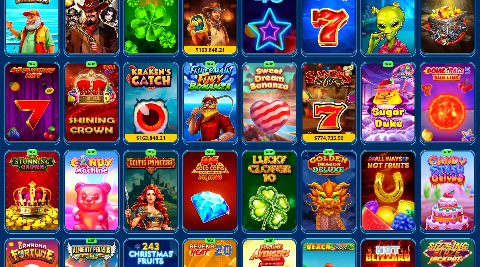 Overzicht van populaire spellen bij Bof Casino
